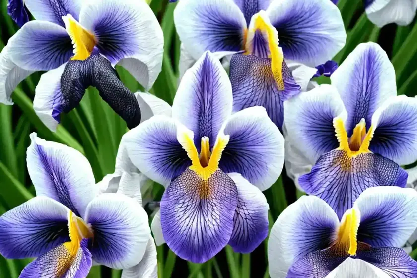 Siberian Iris (Iris ‘Fourfold White’) — photo 3