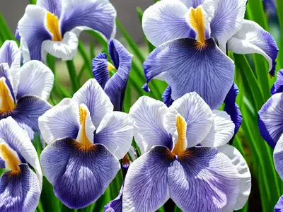 Siberian Iris (Iris ‘Fourfold White’)