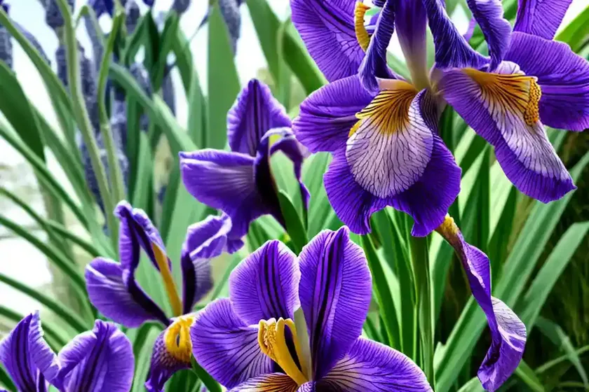 Siberian Iris (Iris ‘Lavender Bounty’) — photo 3