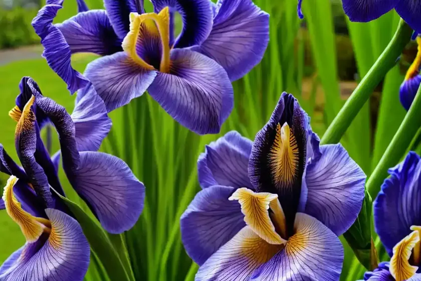 Siberian iris (iris ‘quiet shape’) — photo 2