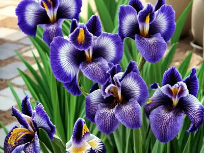 Siberian Iris (Iris ‘Turn A Phrase’)