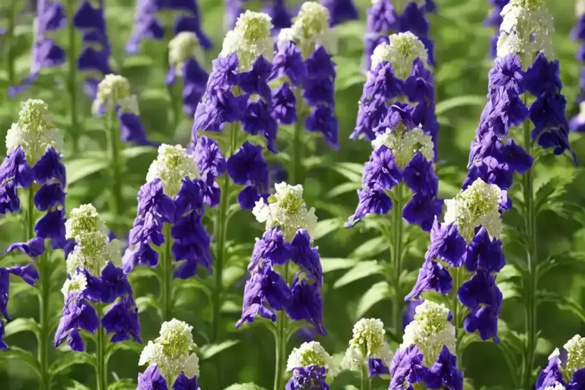 Siberian larkspur (delphinium grandiflorum) — photo 2