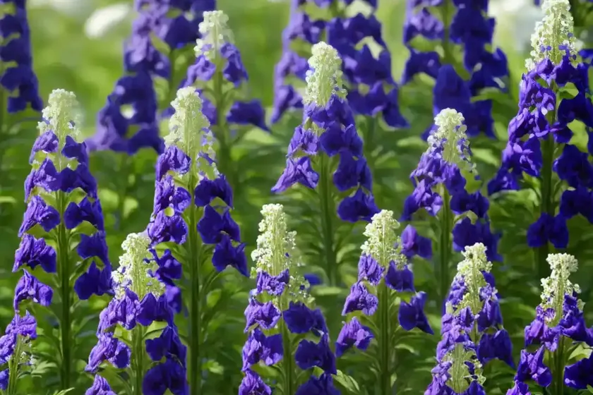 Siberian larkspur (delphinium grandiflorum) — photo 3