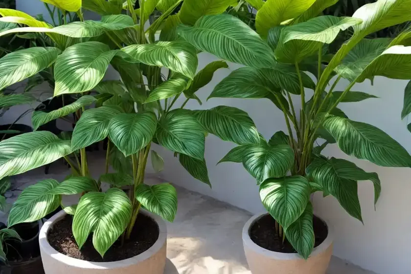 Silk plant (silk plant ‘millions’)