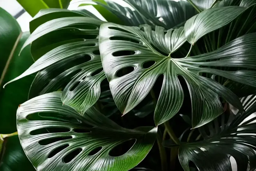 Silver monstera (monstera siltepecana) — photo 2