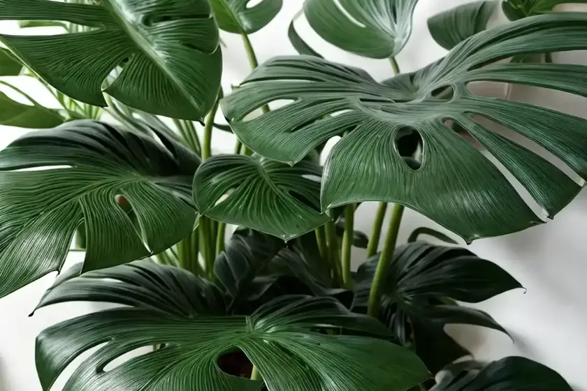 Silver monstera (monstera siltepecana) — photo 3