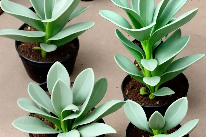 Silver ruffles plant (cotyledon undulata haw.) — photo 3