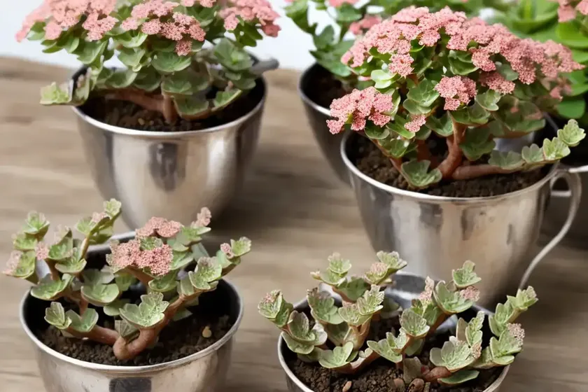 Silver teaspoons (kalanchoe bracetta) — photo 2