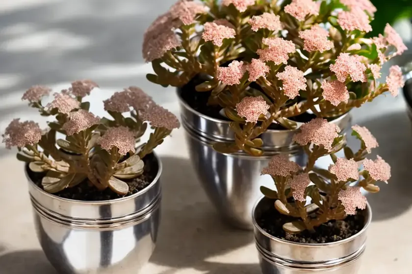 Silver teaspoons (kalanchoe bracetta) — photo 3