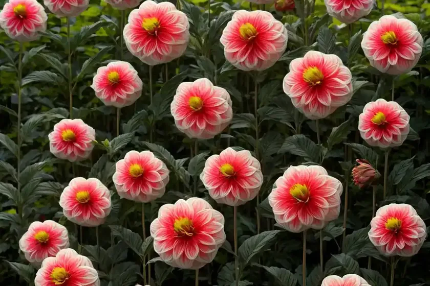 Single dahlia (dahlia ‘annika’) — photo 2