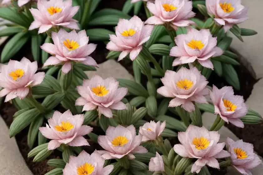 Siskiyou lewisia (lewisia cotyledon) — photo 2