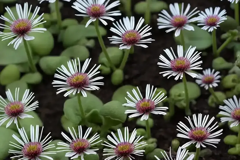 Slender iceplant (mesembryanthemum nodiflorum) — photo 3