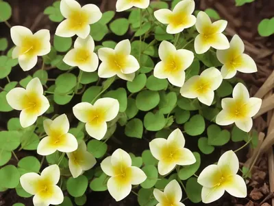 Slender Yellow Wood Sorrel Oxalis Dillenii Jacq. (Oxalis Dillenii Jacq.)