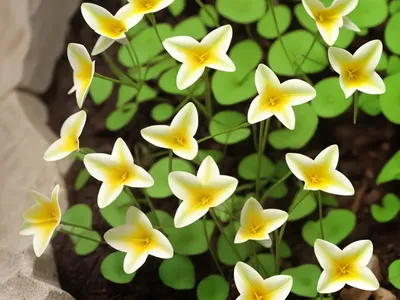 Slender Yellow Woodsorrel (Oxalis Dillenii)