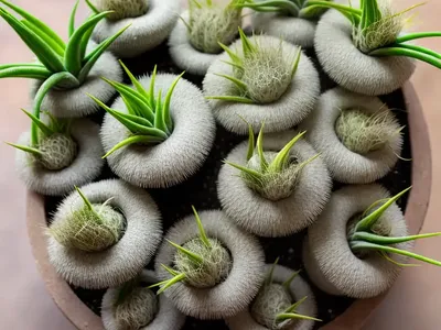 Small Ball Moss (Tillandsia Recurvata)