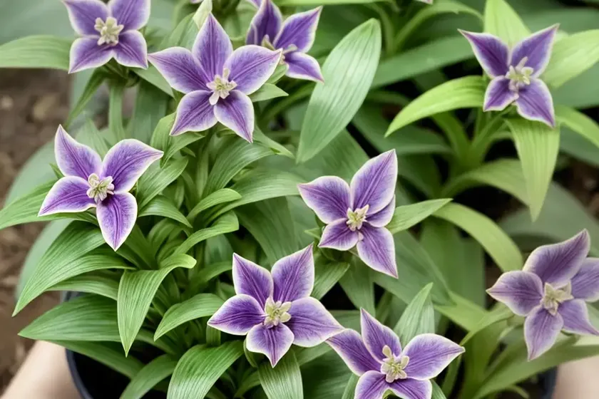 Small-leaf spiderwort (tradescantia fluminensis) — photo 3