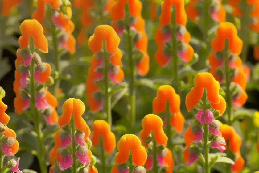 Snapdragon (antirrhinum majus snaptastic orange flame) — photo 3