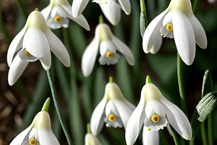 Snowdrop (galanthus nivalis ‘viridi-apice’) — photo 3