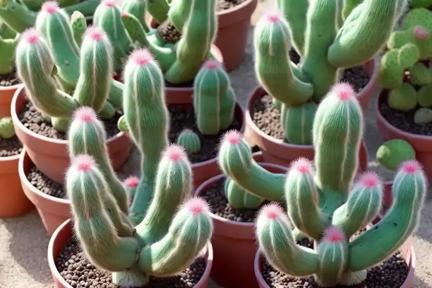 Soft monkey tail cactus (cleistocactus winteri subs. colademononis) — photo 2