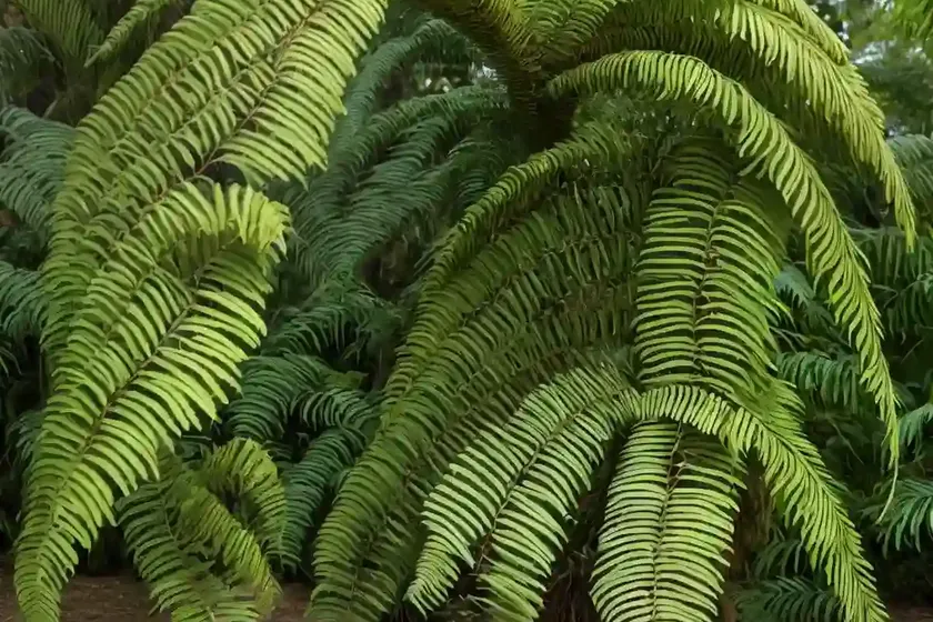 Soft tree fern (dicksonia antarctica)