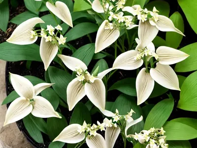 Solomon’s Seal (Polygonatum Odoratum Var. Pluriflorum ‘Variegatum’)
