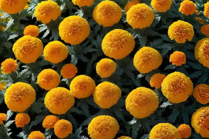 Southern marigold (tagetes minuta) — photo 2