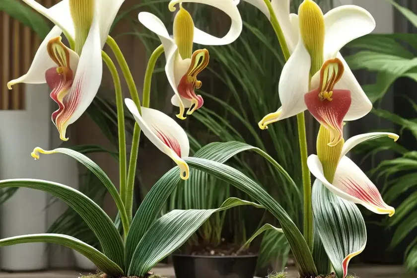 Splendid paphiopedilum (paphiopedilum insigne) — photo 3