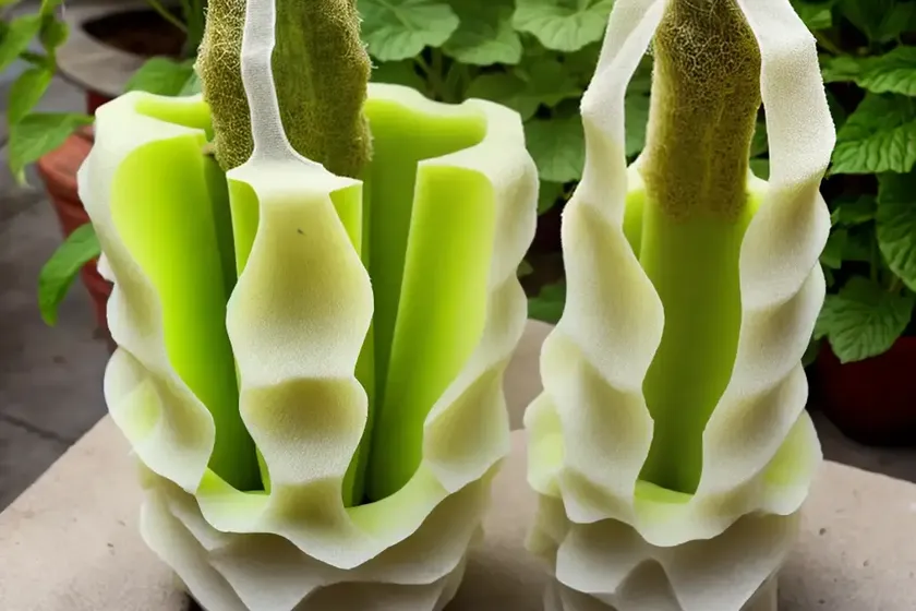 Sponge gourd (luffa aegyptiaca)