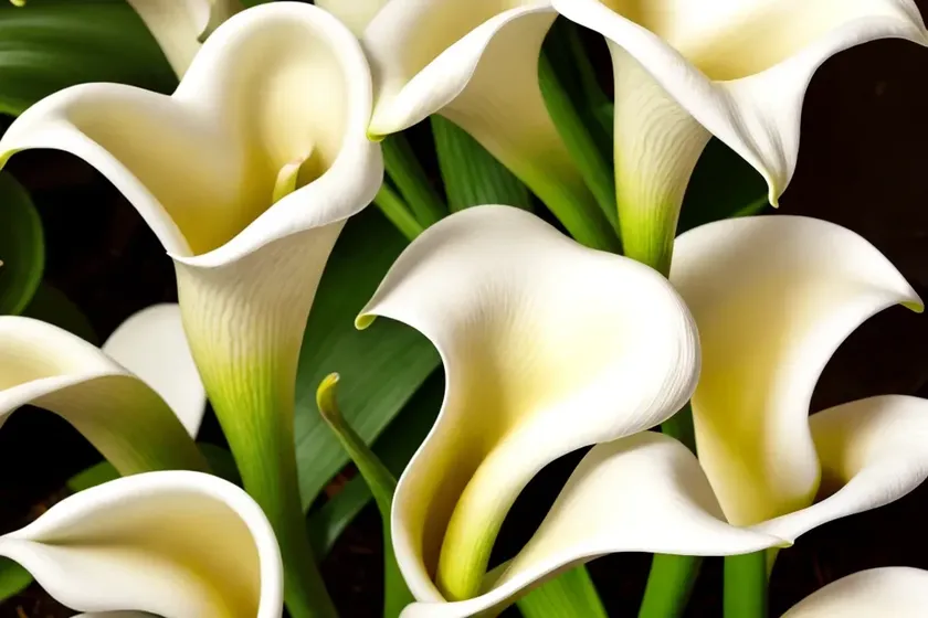 Spotted calla (zantedeschia albomaculata) — photo 2
