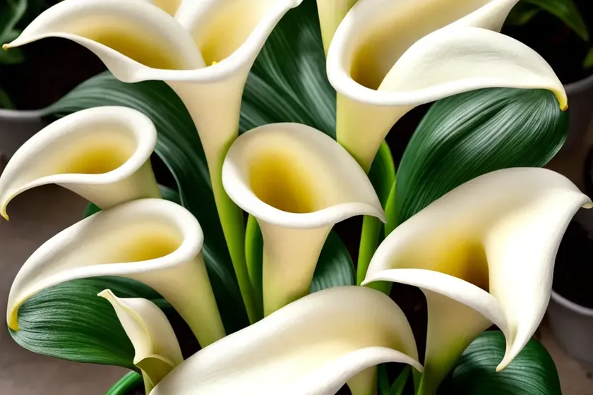 Spotted calla (zantedeschia albomaculata) — photo 3
