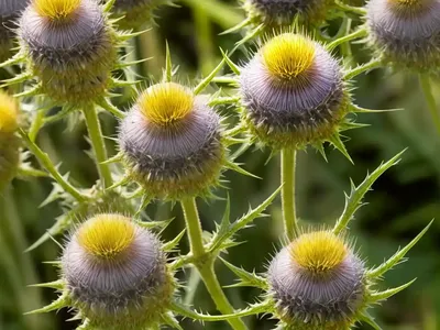 Spotted Golden Thistle (Scolymus Maculatus)