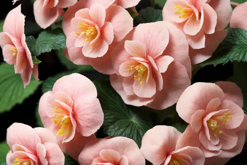 Star begonia (begonia heracleifolia)