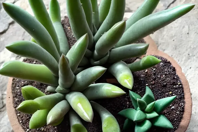 Star cactus (haworthia retusa) — photo 2