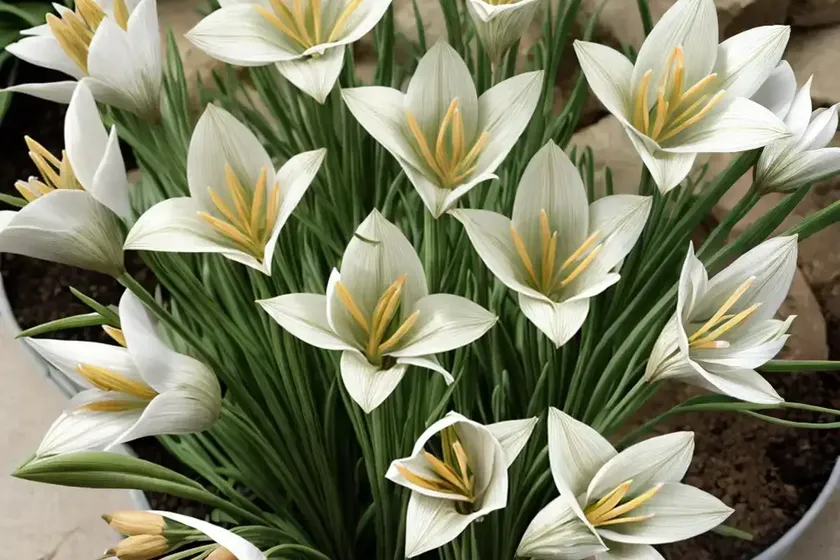 Star of bethlehem (ornithogalum arabicum) — photo 3