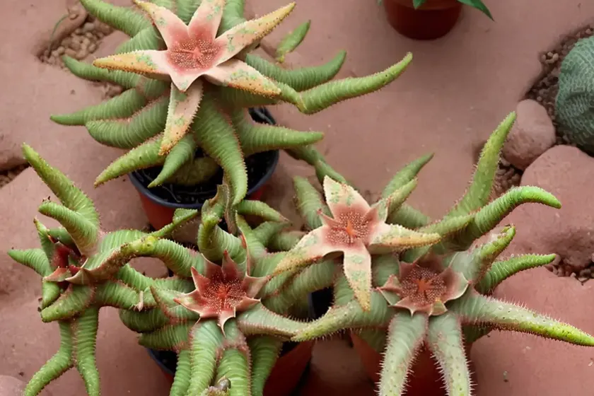 Starfish cacti (stapelia grandiflora) — photo 3