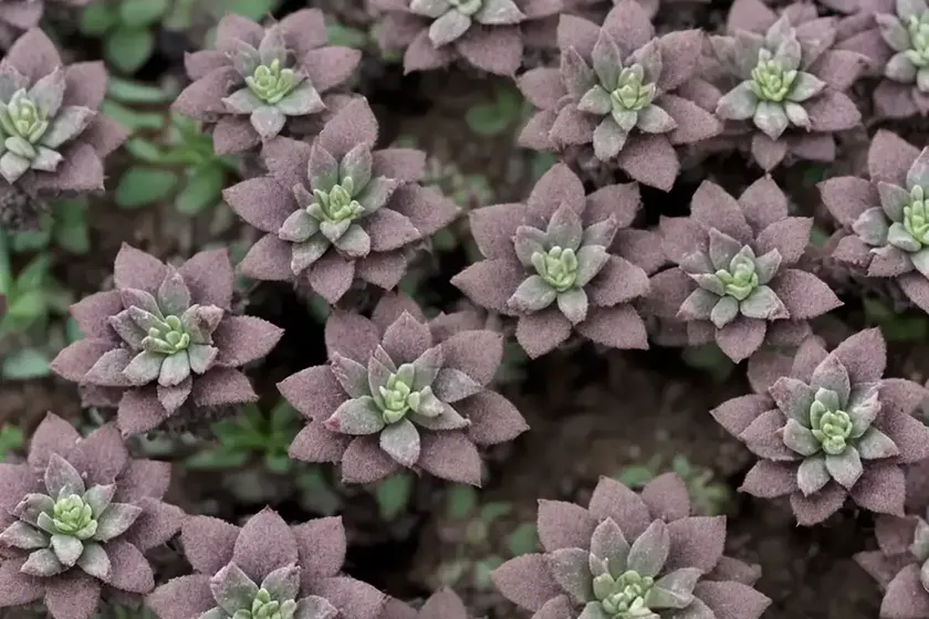 Stonecrop (hylotelephium telephium (atropurpureum group) ‘postman’s pride’) — photo 3