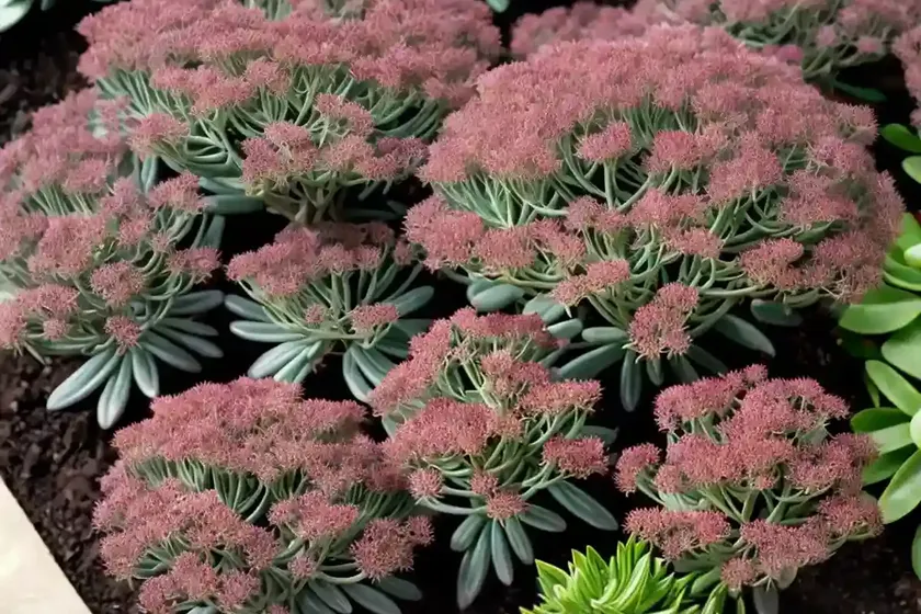 Stonecrop (sedum telephium ‘dark magic’)