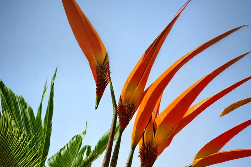 Strelitzia reginae (bird of paradise) — photo 2