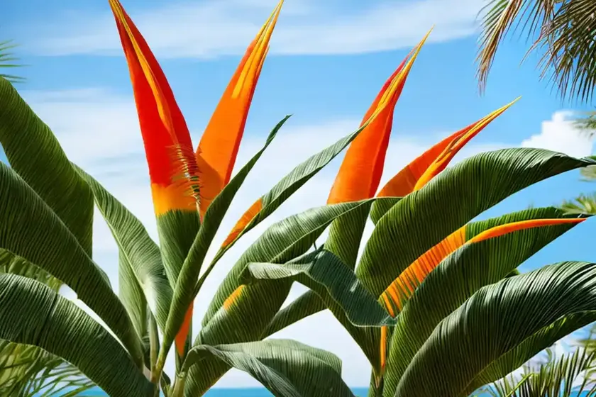 Strelitzia reginae (bird of paradise)