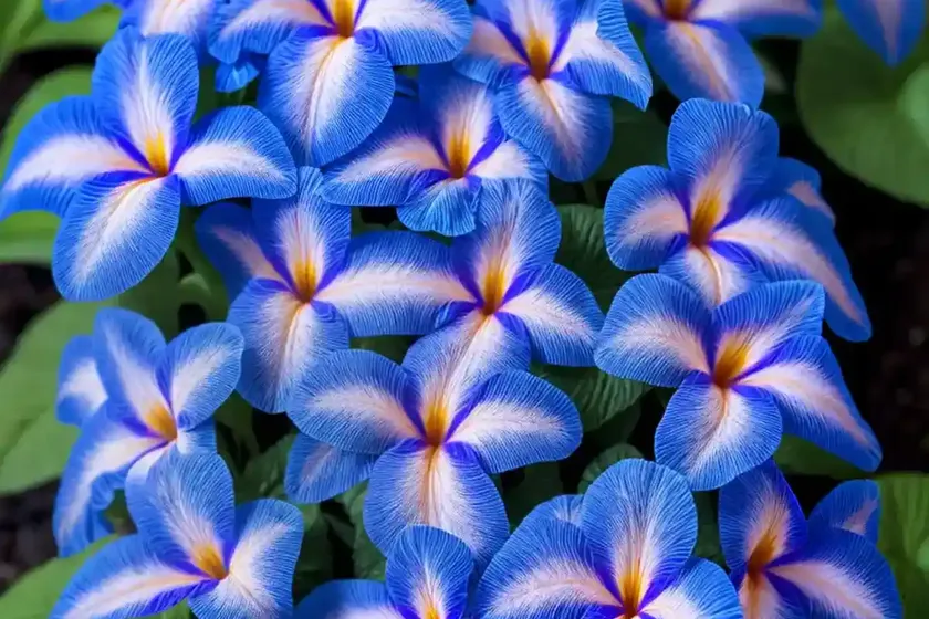 Streptocarpus ‘blue ice’ (cape primrose) — photo 2