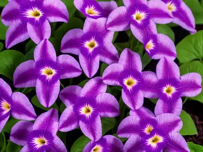 Streptocarpus ‘Purple Panda’ (Cape Primrose)