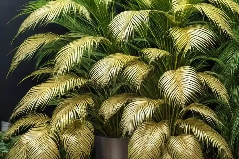 Striped bamboo fern (coniogramme emeiensis ‘golden zebra’) — photo 3