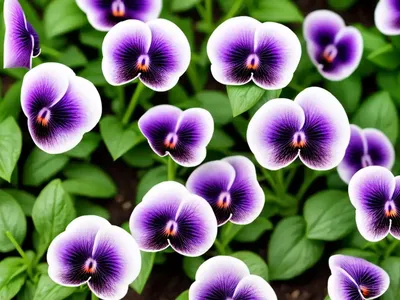 Striped Cream Violet (Viola Striata)