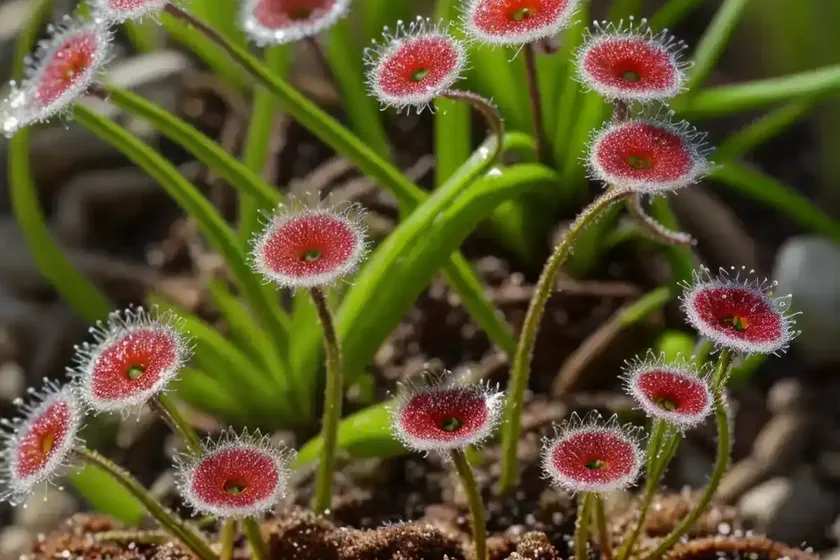 Sundew Plant Drosera Rotundifolia (Drosera Rotundifolia ) — photo 3