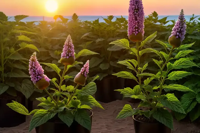 Sunset huskmallow (abelmoschus manihot) — photo 3