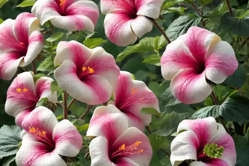 Swamp rose mallow (hibiscus palustris) — photo 2