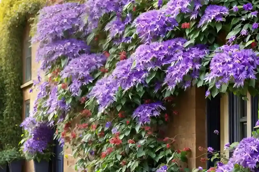 Sweet Autumn Virginsbower (Clematis Terniflora) — photo 2