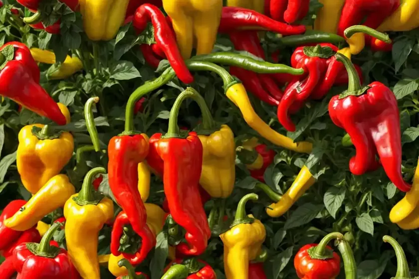 Sweet pepper (capsicum annuum ‘bananarama’)