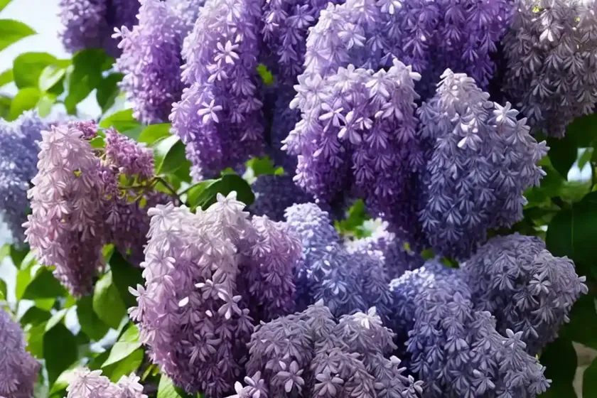 Syringa vulgaris ‘avalanche’ (lilac) — photo 3