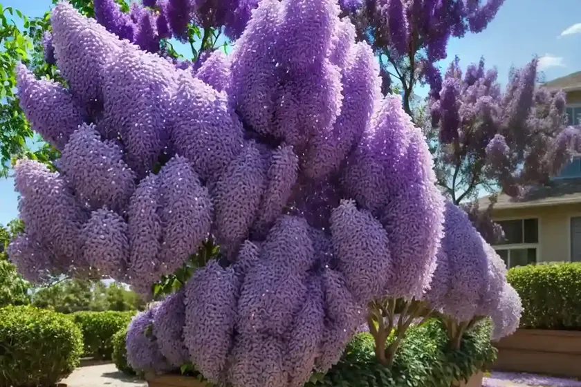 Syringa x laciniata (cutleaf lilac) — photo 2